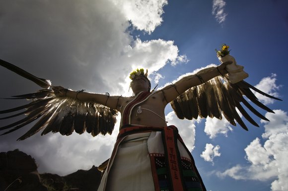 Native Hopi Indian in Peru