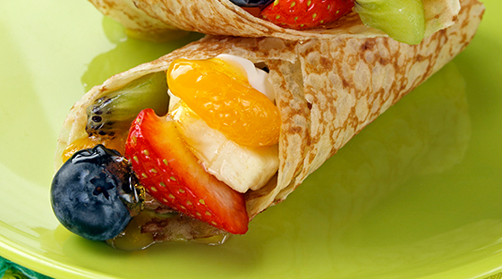 Fruit crepes
