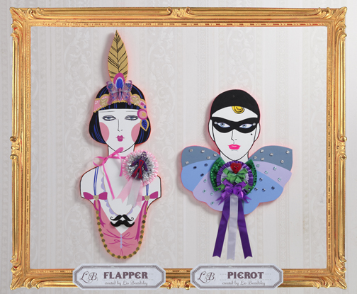 Fabulous Faces Flapper & Pierot