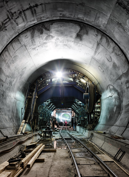 GOTTHARD BASE TUNNEL 2011, ERSTFELD / SWITZERLAND